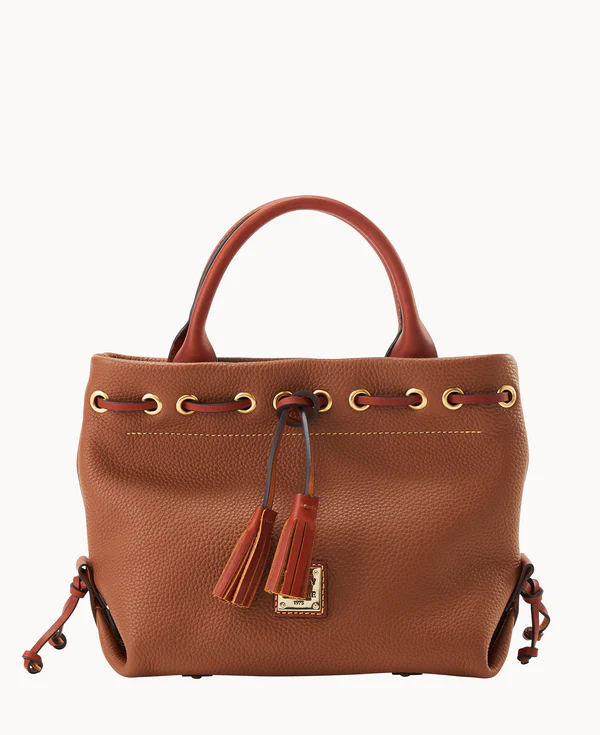 Pebble Grain Tassel Tote