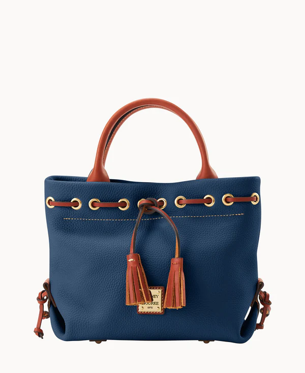 Pebble Grain Tassel Tote