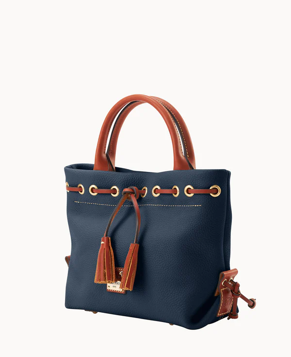 Pebble Grain Tassel Tote