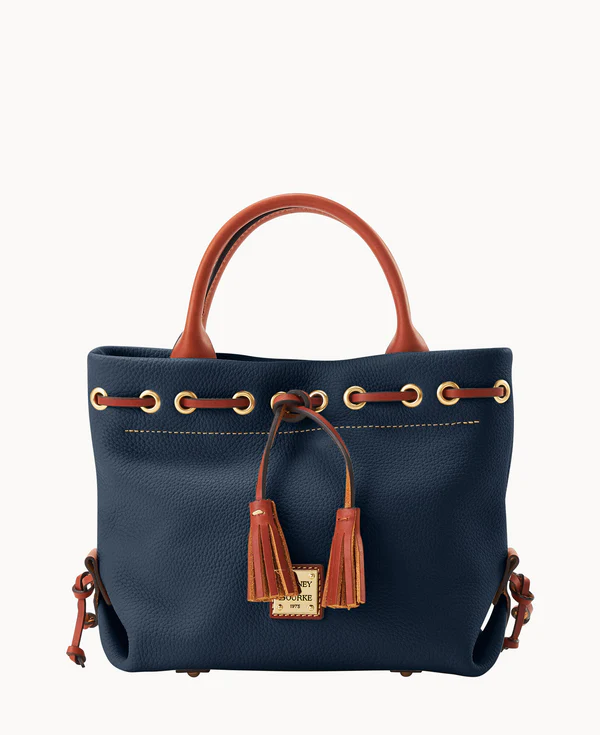 Pebble Grain Tassel Tote