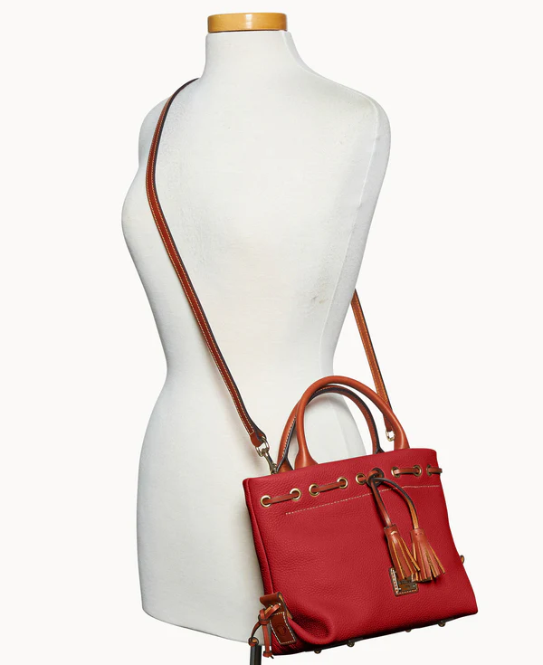 Pebble Grain Tassel Tote