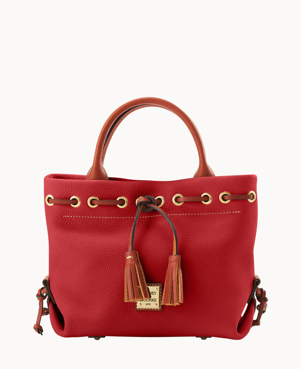Pebble Grain Tassel Tote