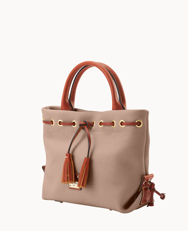 Pebble Grain Tassel Tote