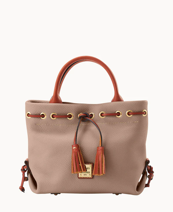 Pebble Grain Tassel Tote