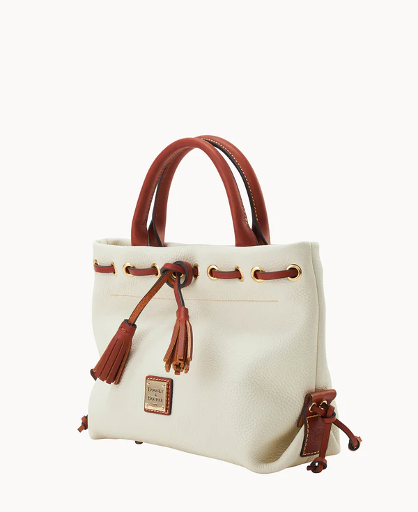 Pebble Grain Tassel Tote