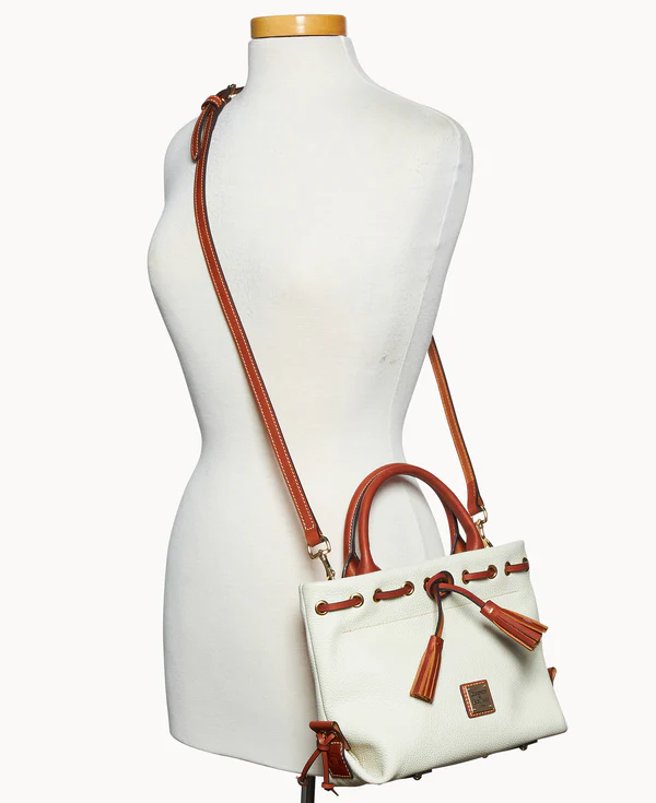 Pebble Grain Tassel Tote