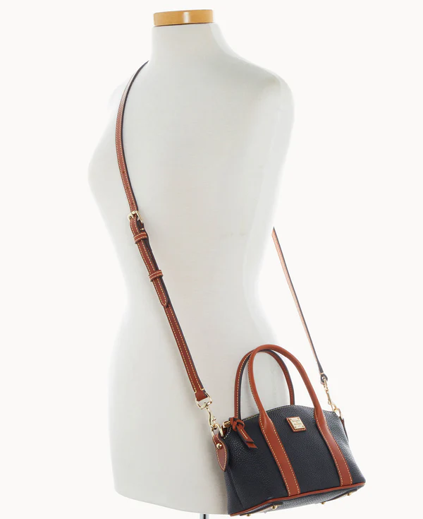 Pebble Grain Small Madeline Satchel