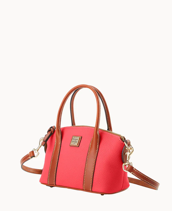 Pebble Grain Small Madeline Satchel