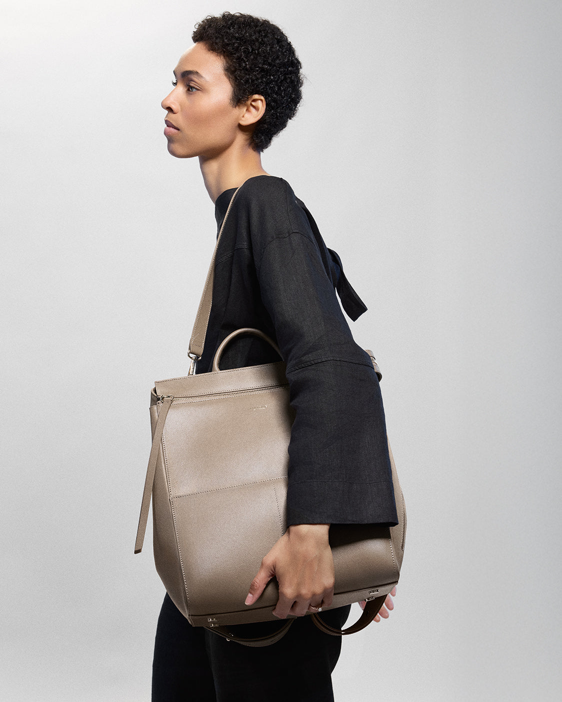 Harper Backpack Leather Full