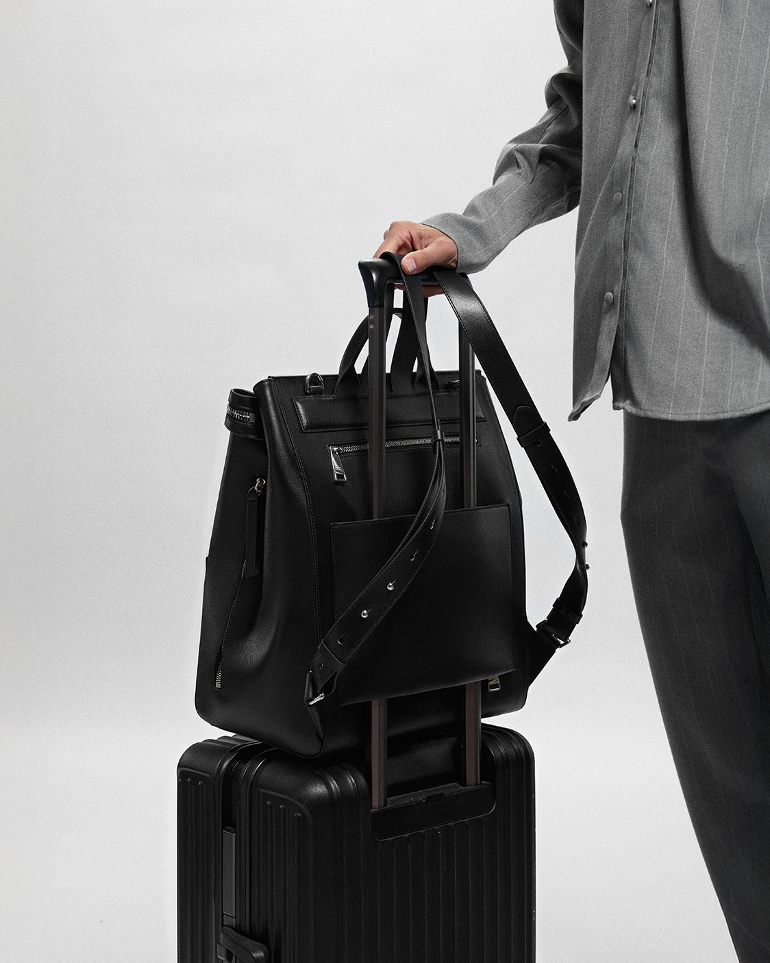 Harper Backpack Leather Full