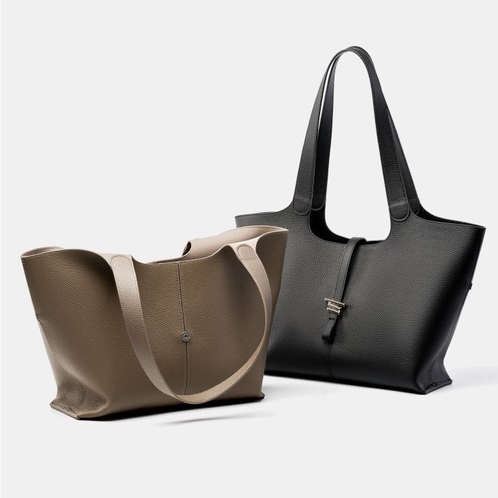Women’s Genuine Leather Large Capacity Commuter Tote Bag