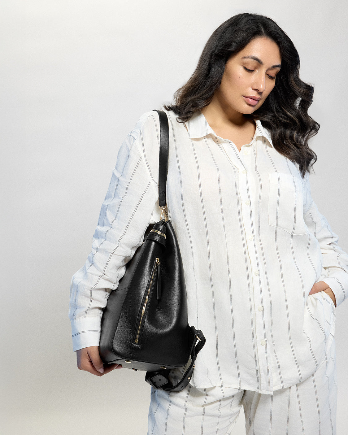 Harper Backpack Leather Midi