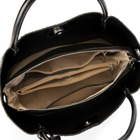 Premium Leather Woven Large Capacity Versatile Tote Crossbody Basket Bag