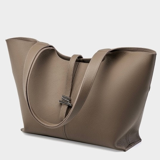 Women’s Genuine Leather Large Capacity Commuter Tote Bag