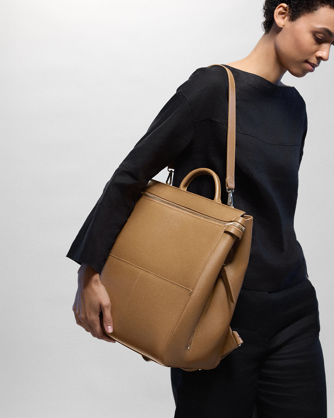 Harper Backpack Leather Full
