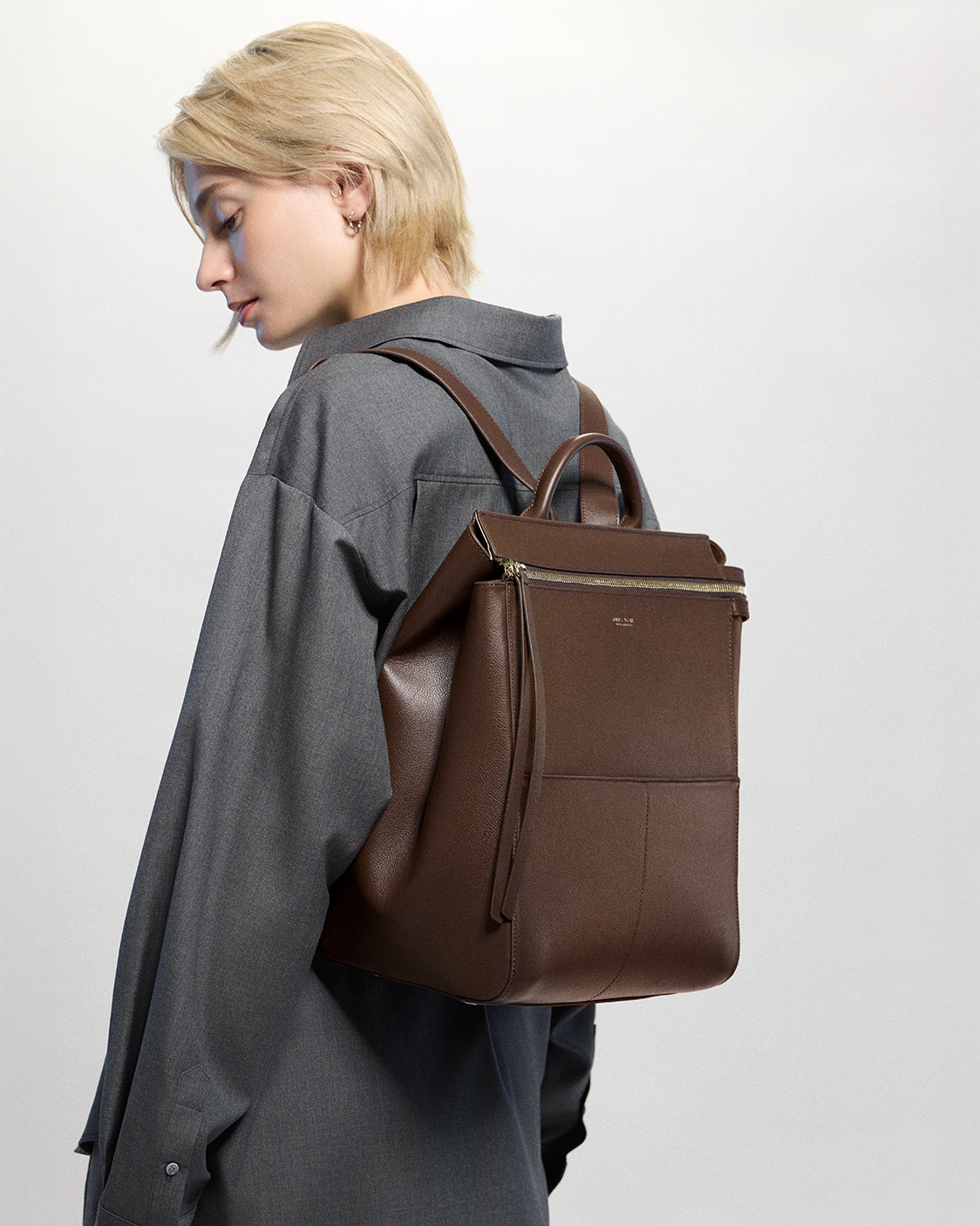 Harper Backpack Leather Midi
