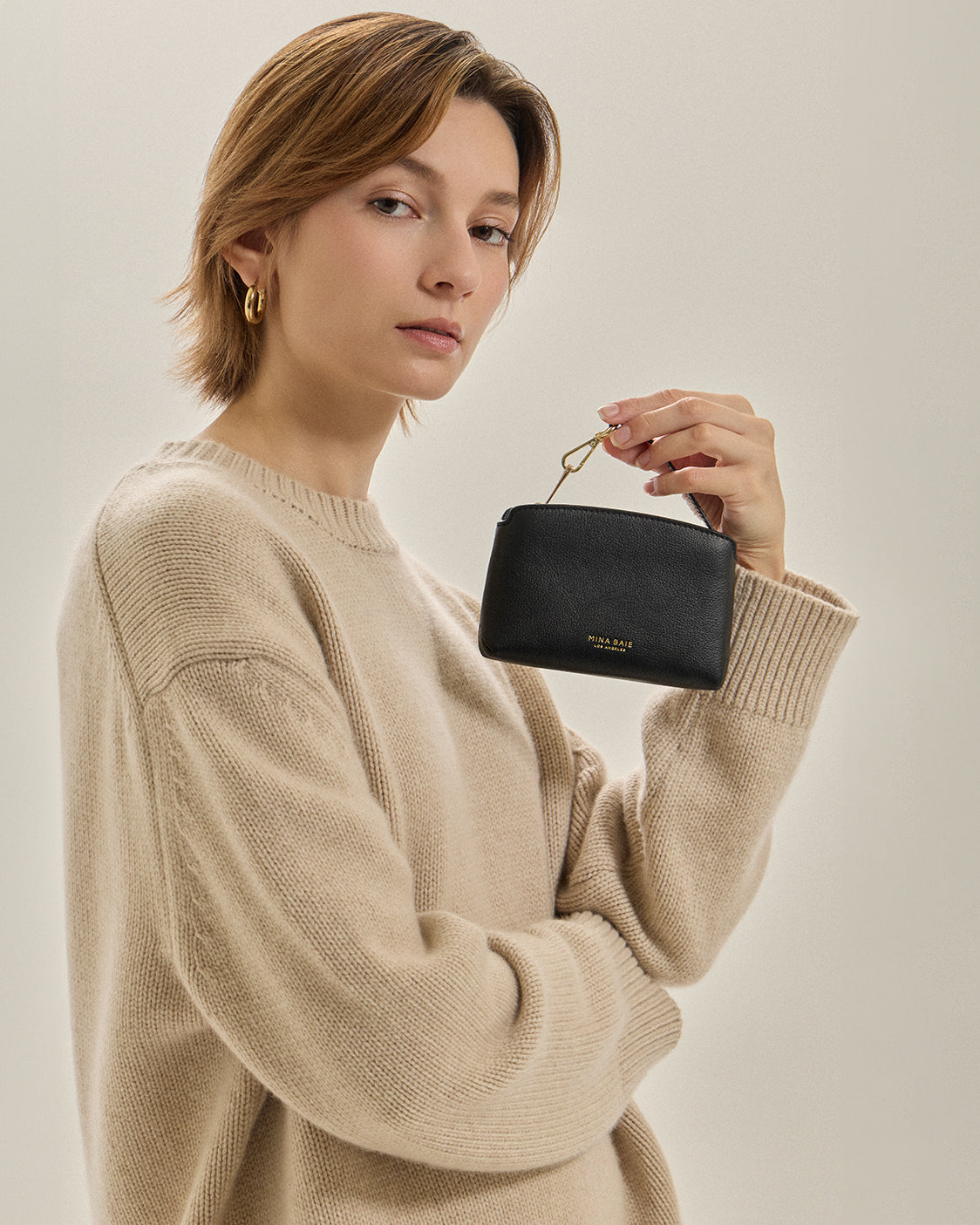 Sophia Pouch Leather