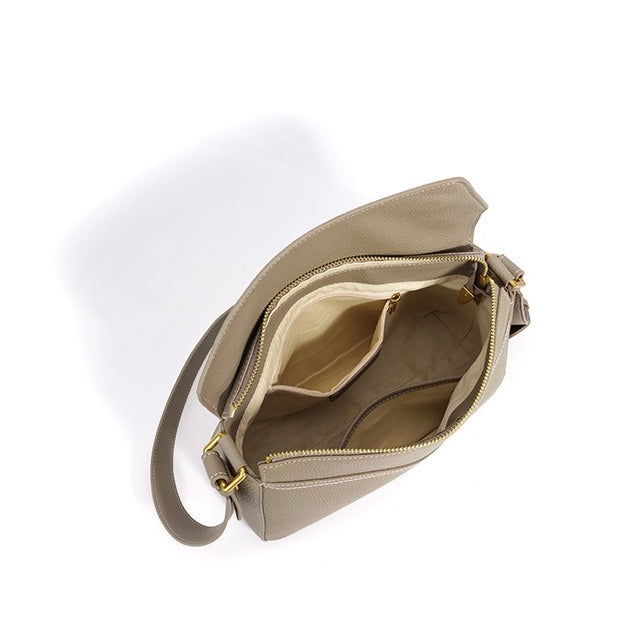 Women’s Genuine Leather Geometric Shoulder Crossbody Bag