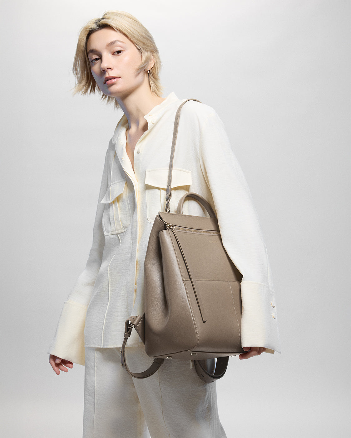Harper Backpack Leather Midi
