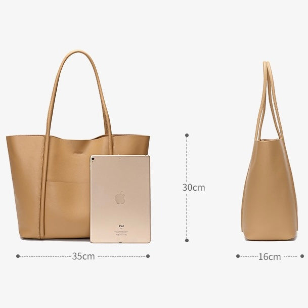 Women’s Genuine Leather Summer Tote Bag