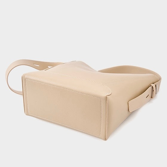 Women’s Genuine Leather Crossbody & Shoulder Oversized Bucket Bag