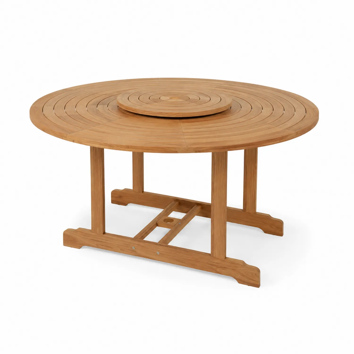 Tavolo rotondo in legno teak