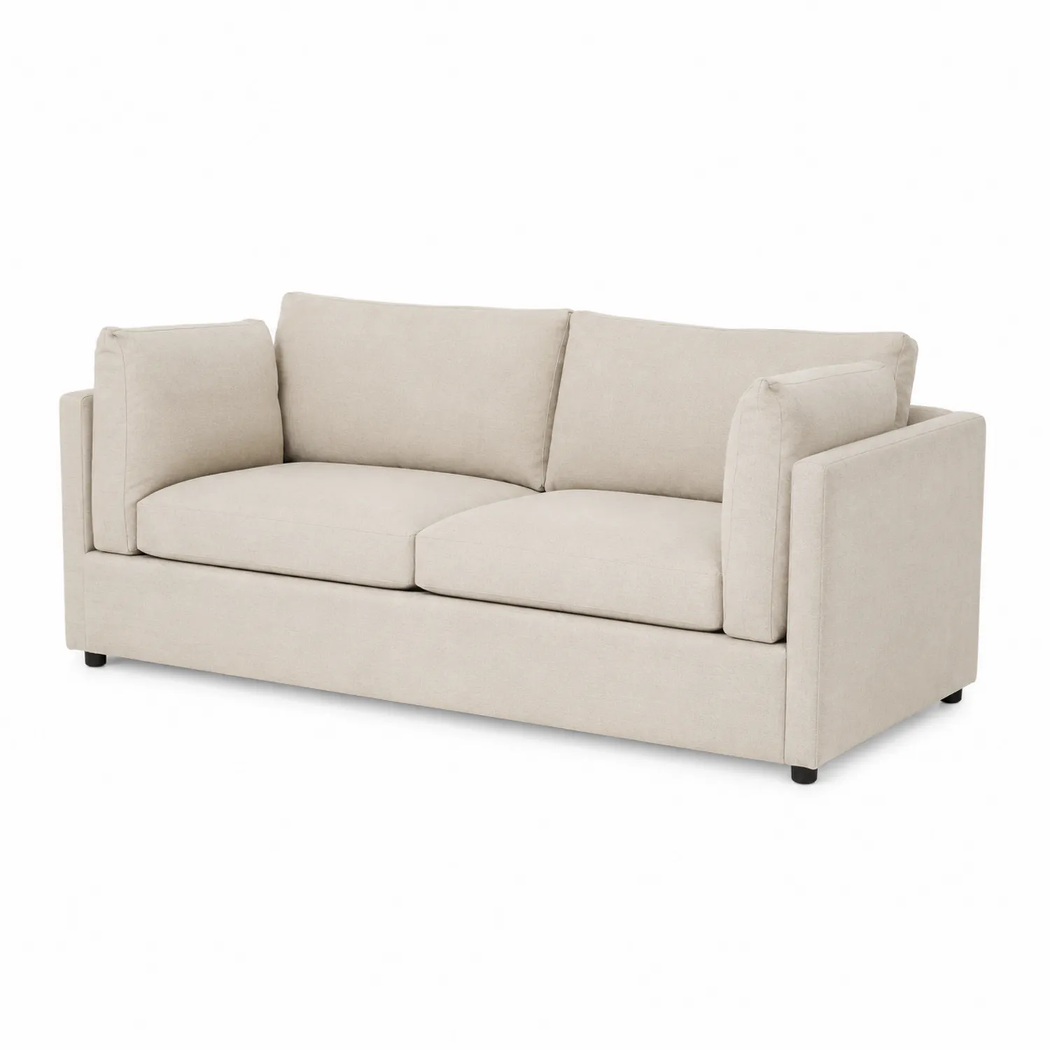 Divano a 3 posti in tessuto poliestere beige