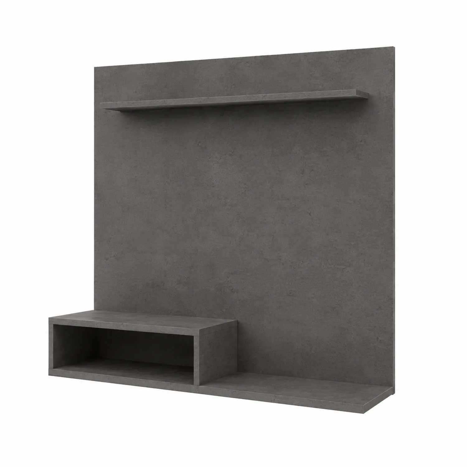 Porta TV da Parete in Legno MDF Grigio Antracite 180x160x30 cm