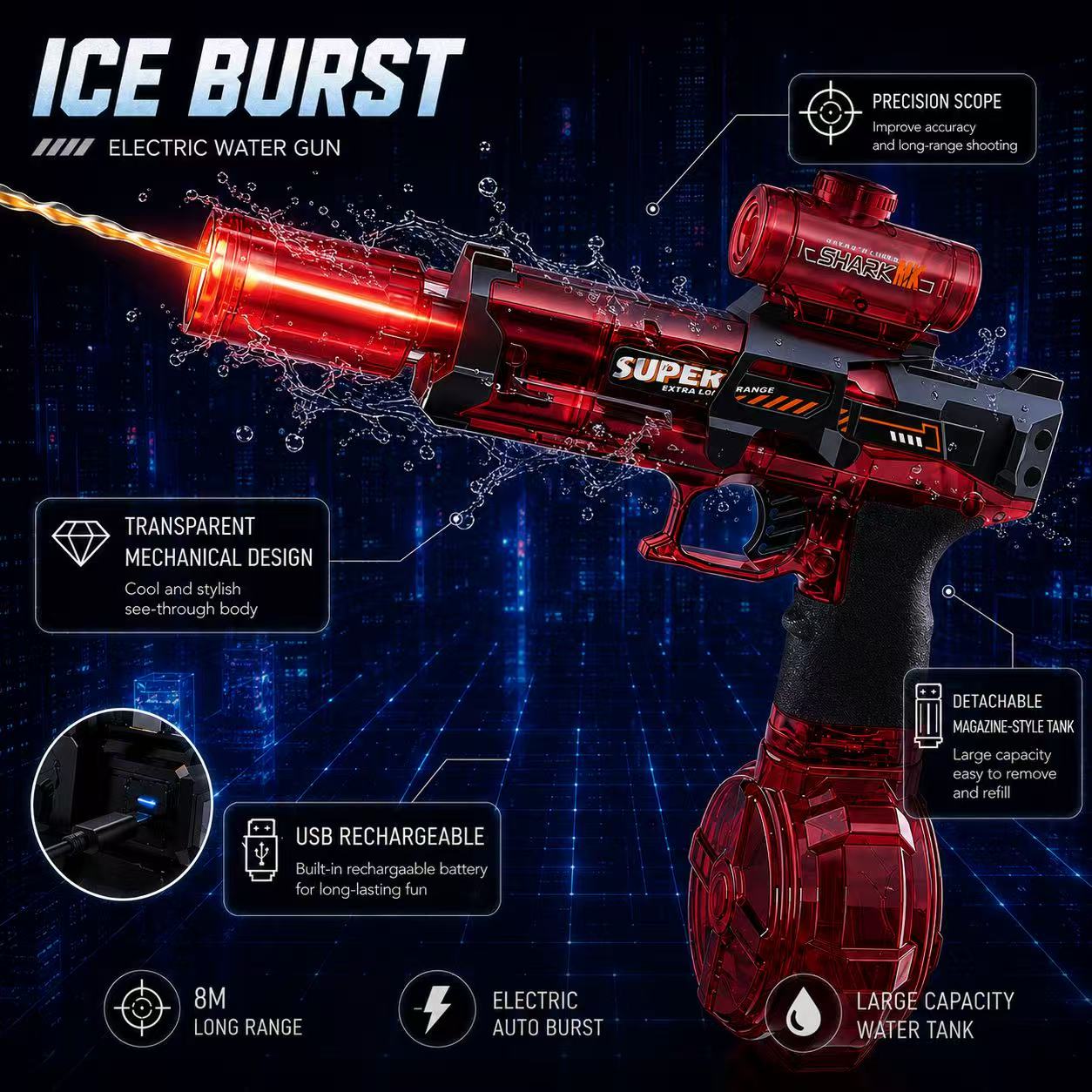  IceBurst Pro Electric Water Blaster