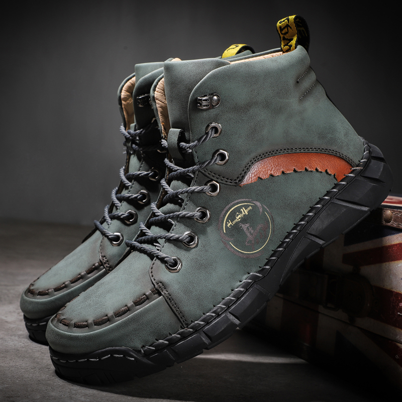 ⏳ 70% OFF Ends at Midnight! / Men's Orthopedic Safety Work Shoes - Protective Toe ; Ankle Protection ; Waterproof ; Lightweight ;Shock Absorption ; Non-Slip ; Durable for 3 years