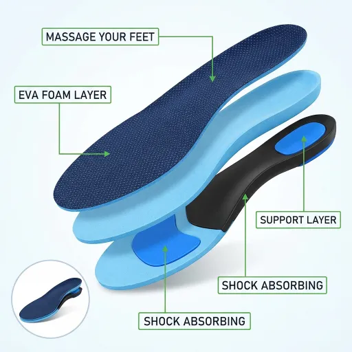 Men's Ultra Comfortable Orthopedic Walking Shoes for Foot and Heel Pain Relief