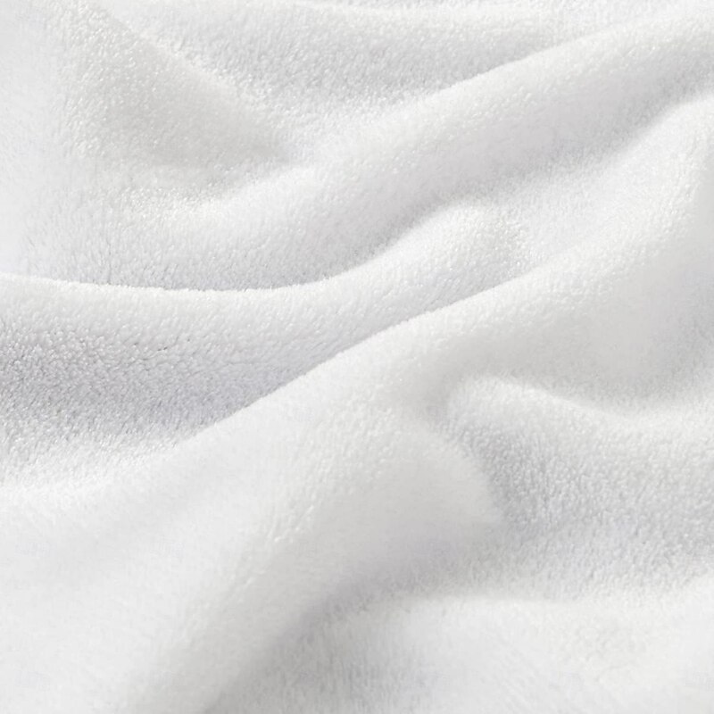 Glow In The Dark Soccer Print Flannel Fleece Throw Blanket