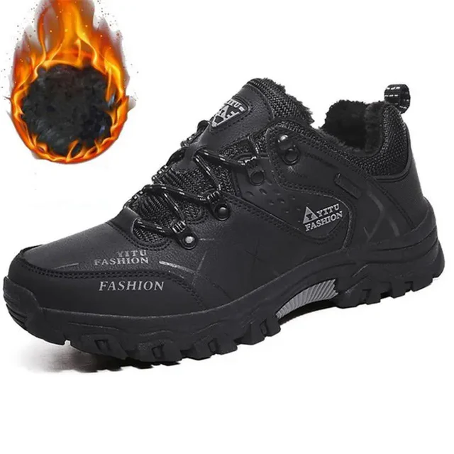 Non-Slip Hiking Shoes for Men – Warm & Durable for Outdoor Adventures