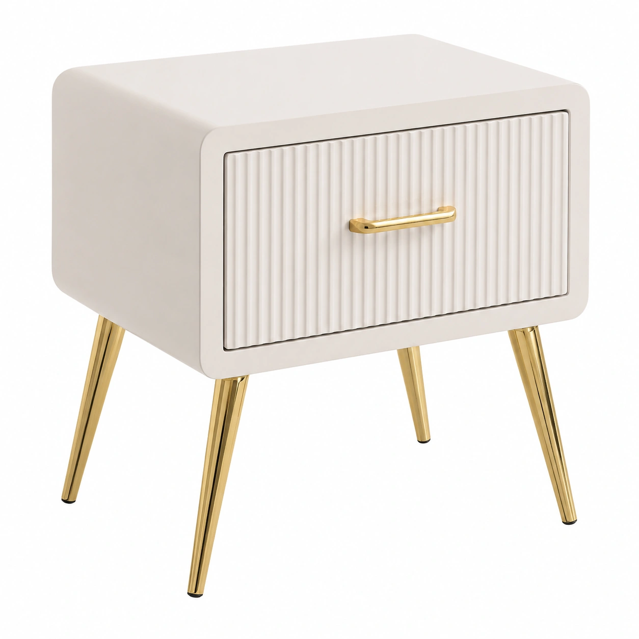 Mesita de Noche Beige Moderna-vanselora