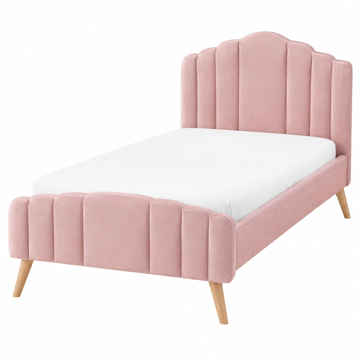 Cama Tapizada Rosa Vintage-patioventra