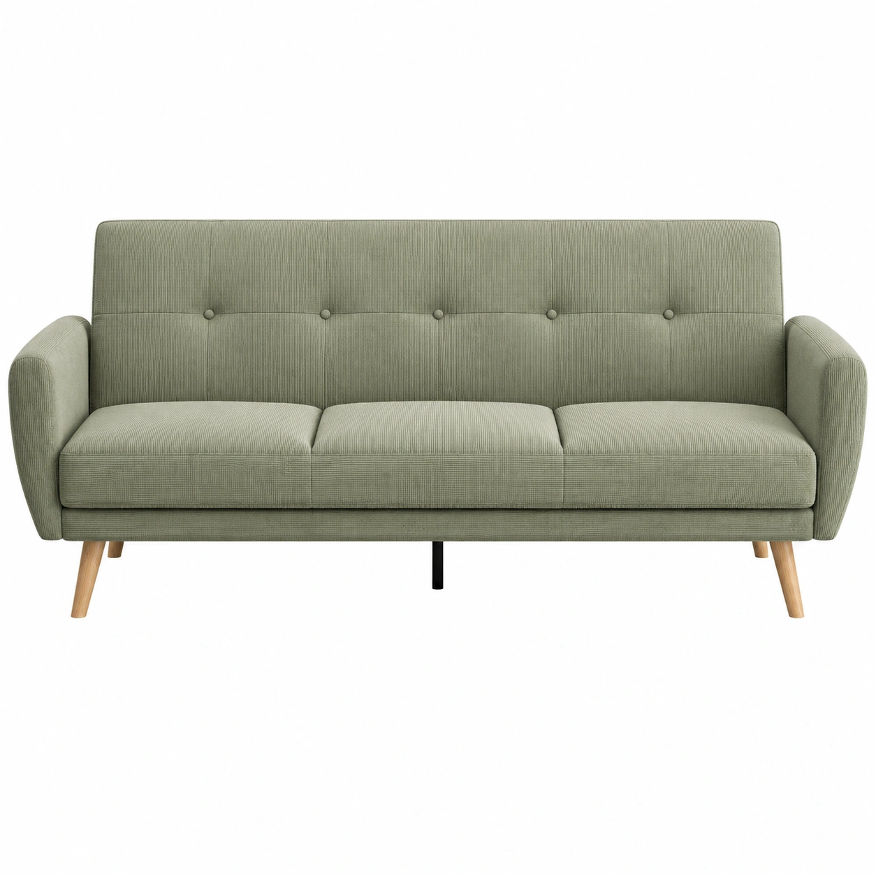 Sofa Convertible Verde Salvia Escandinavo-patioventra