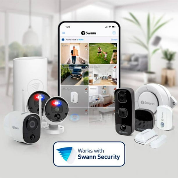 Sistema de Vigilancia Swann DVR 8 canales con 6 Cámaras PIR
