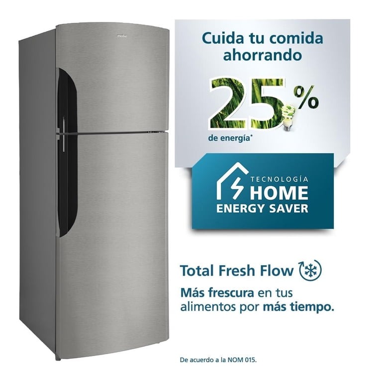 Refrigerador Mabe Top Mount 15 Pies Inox Mate