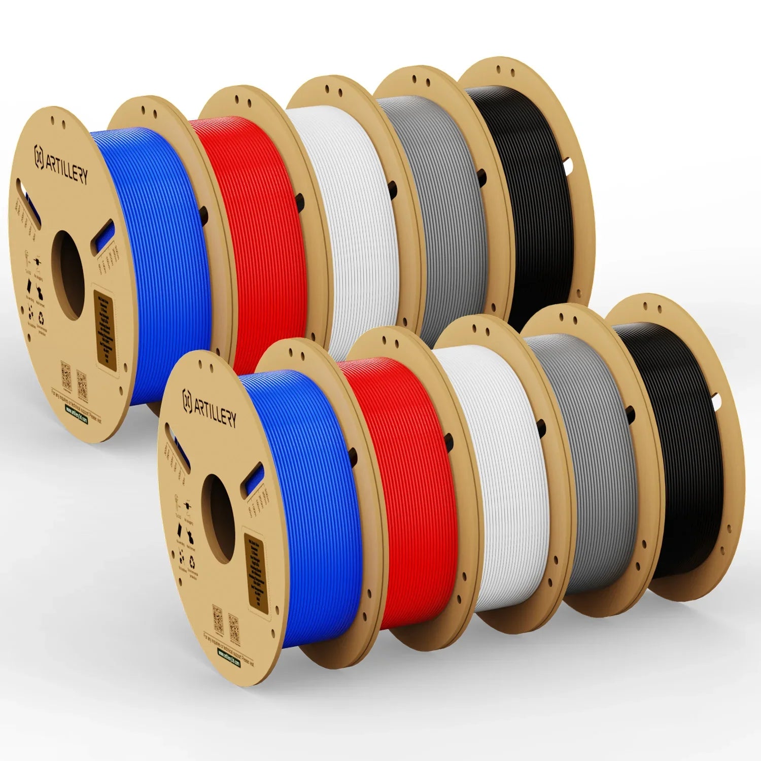 PLA 5-Color Filament Pack