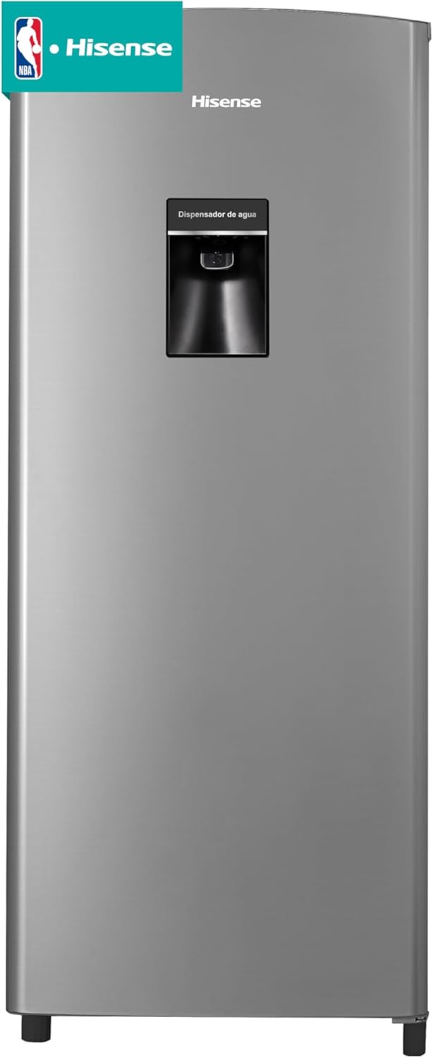 Hisense RR63D6WGX Refrigerador 6.3 Pies con Dispensador de Agua Gris