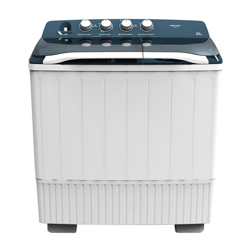 Lavadora doble tina Hisense 20 kg semiautomática carga superior WSA2001P-lavadora pegatinas