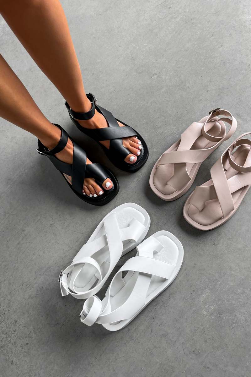 ADELINA – Modische Gladiator-Sandalen mit Plateau-Sohle