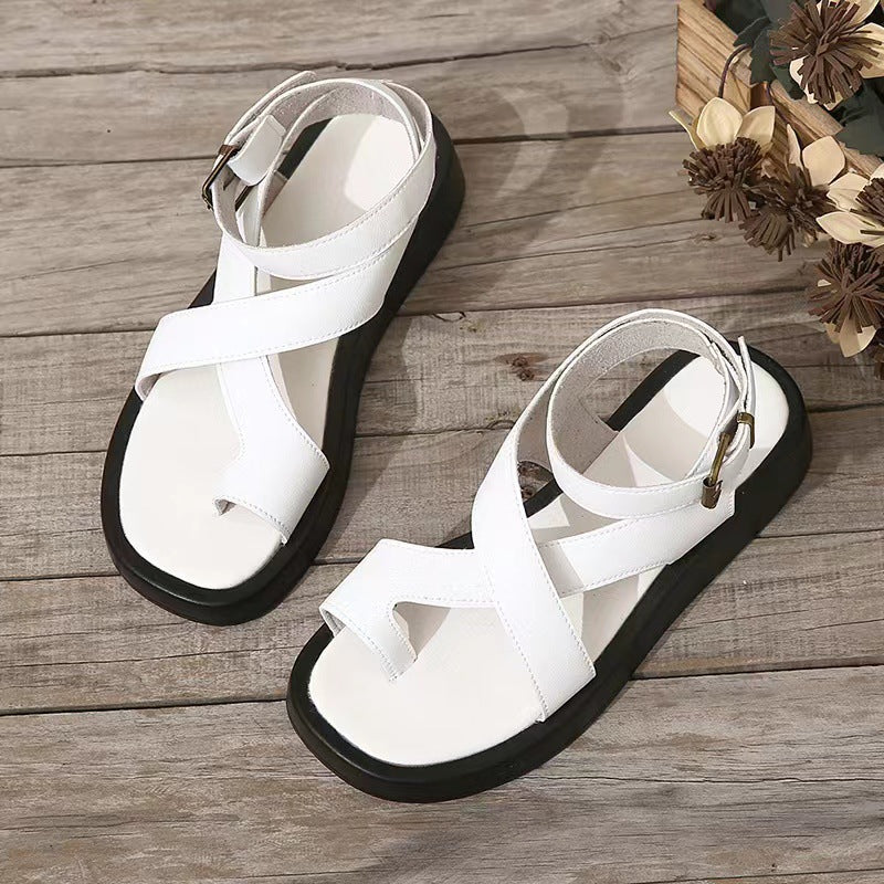 ADELINA – Modische Gladiator-Sandalen mit Plateau-Sohle