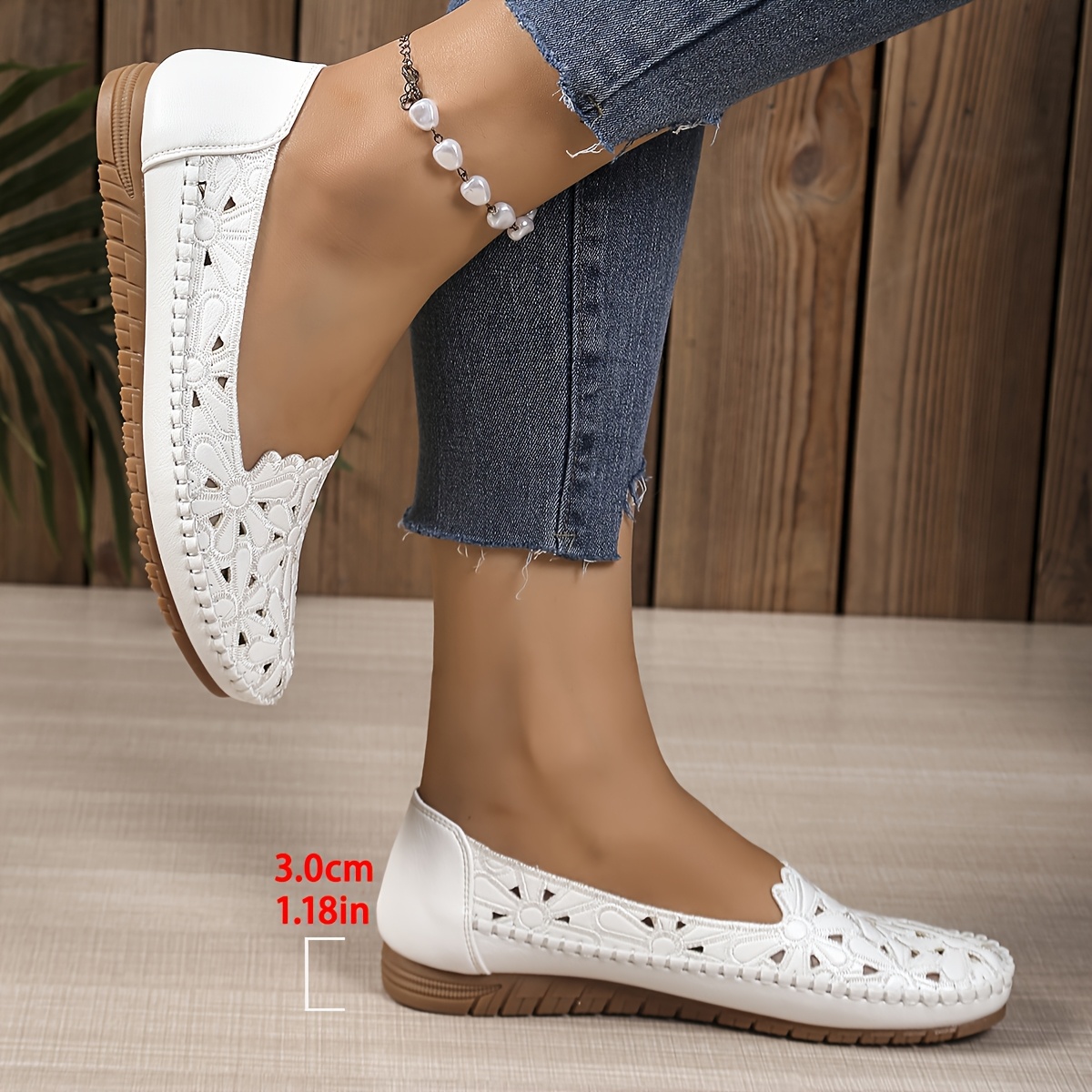 🔥Letzter Tag: 50% Rabatt – Bequeme, leichte Damen-Orthopädieschuhe mit Cut-Out-Design & modischem Look