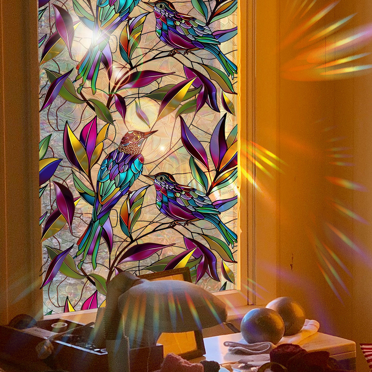3D Rainbow Window Film