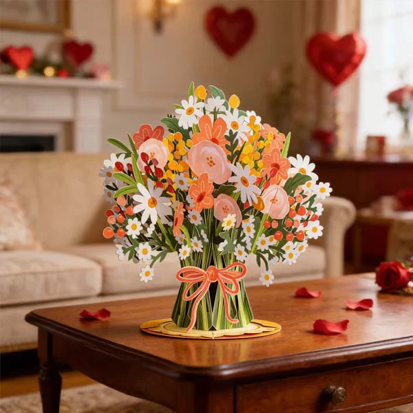 🌹 FOREVER-BLOOMING 3D VALENTINE'S POP-UP CARD
