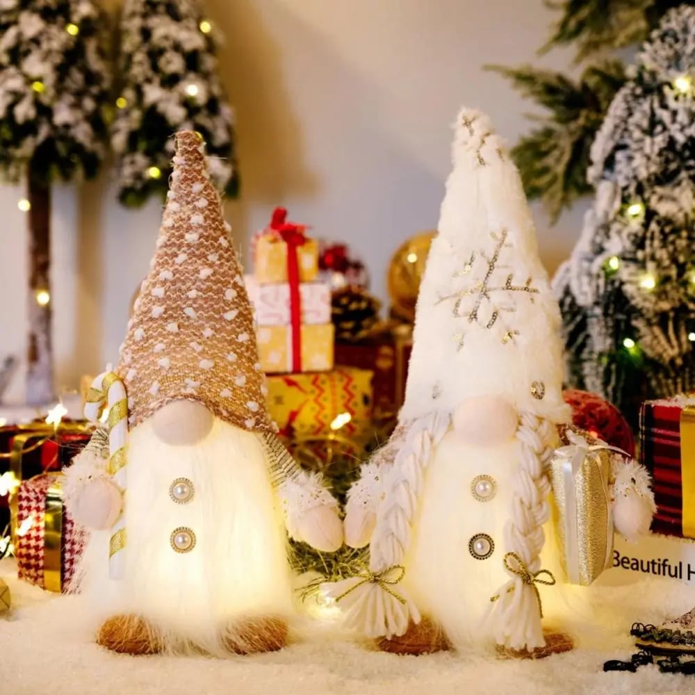 Glowing Christmas Plush Dwarf