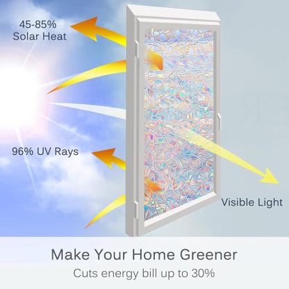 3D Rainbow Window Film