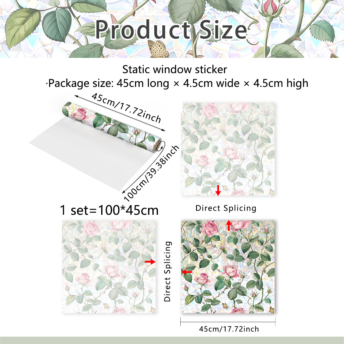 3D Rainbow Window Film
