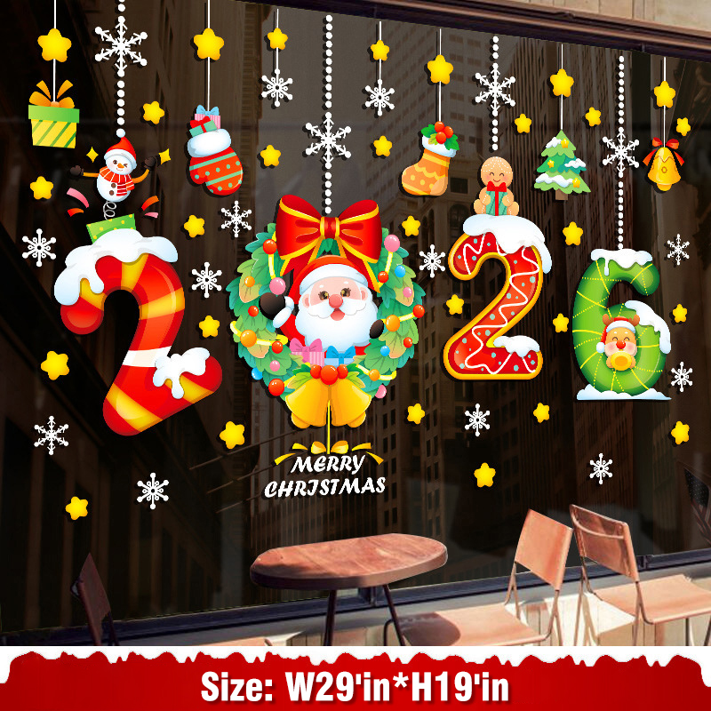 ✨LAST DAY: 50% OFF! 🎅🎄 Colorful Christmas Window Stickers